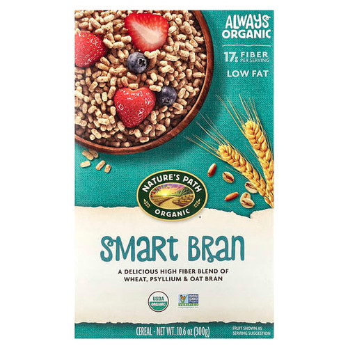<img alt="Natures Path, Organic Smart Bran Cereal, 10.6 oz (300 g)" title="Natures Path, Organic Smart Bran Cereal, 10.6 oz (300 g),058449771036"