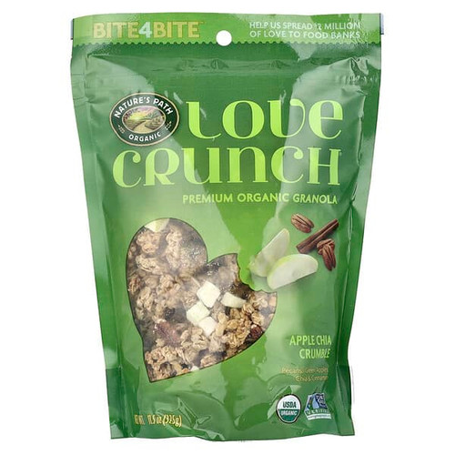 <img alt="Natures Path, Love Crunch, Premium Organic Granola, Apple Chia Crumble, 11.5 oz (325 g)" title="Natures Path, Love Crunch, Premium Organic Granola, Apple Chia Crumble, 11.5 oz (325 g),058449771821"