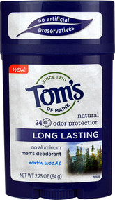 Toms of Maine Natural Long-Lasting Mens Deodorant North Woods - 2.25 oz