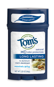 Toms of Maine, Mens Deodorant Mountain Spring - 2.25 oz