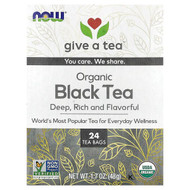 <img alt="NOW Foods, Organic Black Tea, 24 Tea Bags, 1.7 oz (48 g)" title="NOW Foods, Organic Black Tea, 24 Tea Bags, 1.7 oz (48 g),733739042460"