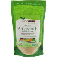 3 PACK of NOW Livingnow Organic Amaranth Whole Grain -- 16 oz