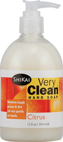 3 PACK of Shikai Very Clean Liquid Hand Soap Citrus -- 12 fl oz