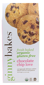 Ginny Bakes Organics, Chocolate Chip Love Cookies, 5.5 oz (157 g)