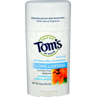 Toms of Maine, Natural Long Lasting Deodorant, Aluminum-Free, Soothing Calendula, 2.25 oz (64 g)