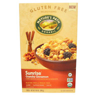 3 PACK of Natures Path Organic Sunrise Cereal Crunchy Cinnamon -- 10.6 oz