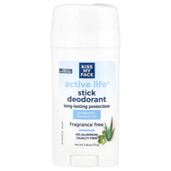<img alt="Kiss My Face, Active Life, Stick Deodorant, Fragrance Free, 2.48 oz (70 g)" title="Kiss My Face, Active Life, Stick Deodorant, Fragrance Free, 2.48 oz (70 g),028367834595"