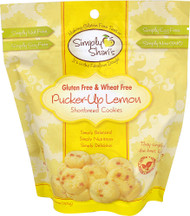 Simply Sharis Shortbread Cookies Gluten & Wheat Free Pucker-Up Lemon - 6.5 oz