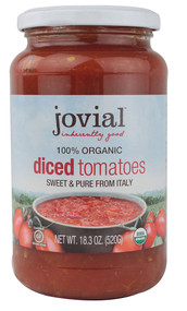3 PACK of Jovial Organic Diced Tomatoes -- 18.3 oz