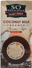 So Delicious, Coconut Milk Creamer Barista Style,  Original - 32 fl oz
