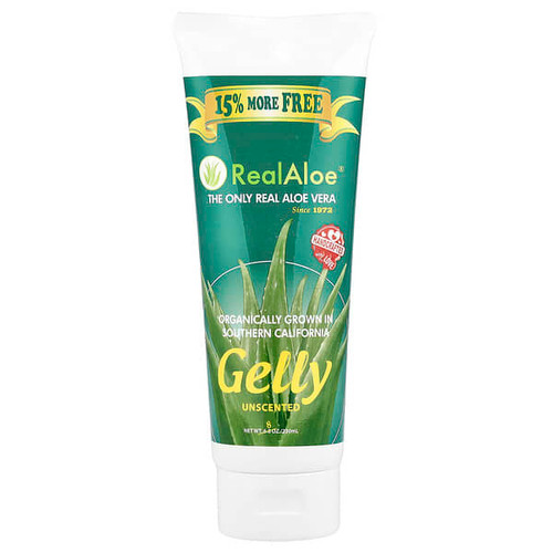 <img alt="Real Aloe, Aloe Vera Gelly, Unscented, 8 oz (230 ml)" title="Real Aloe, Aloe Vera Gelly, Unscented, 8 oz (230 ml),038435480043"