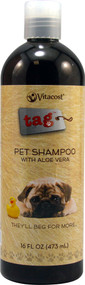 Vitaco, - Tag Pet Shampoo with Aloe Vera - Non-GMO - 16 fl oz (473 mL)
