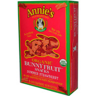 3 PACK of Annies Homegrown, Organic Bunny Fruit Snacks, Summer Strawberry, 4 oz (115 g)