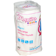 Maxim Hygiene Products, Organic Extra Large Lint-Free Rounds, 50 Count