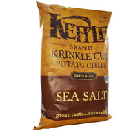 Kettle Foods, Krinkle Cut Potato Chips, Sea Salt, 13 oz (369 g)