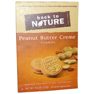 3 PACK of Back To Nature Cookies Peanut Butter Creme -- 9.6 oz