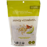 Purely Elizabeth, Ancient Organic Grain Oatmeal, Apple Cinnamon Pecan, 10 oz (283 g)