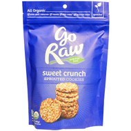 3 PACK of Go Raw, Organic, Sprouted Cookie Crisps, Sweet Crunch, 3 oz (85 g)