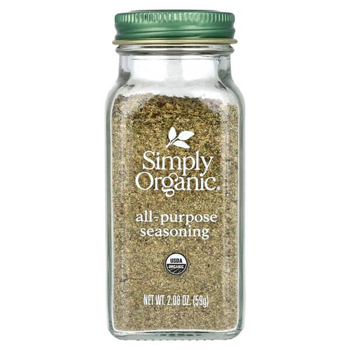 <img alt="Simply Organic, All-Purpose Seasoning, 2.08 oz (59 g)" title="Simply Organic, All-Purpose Seasoning, 2.08 oz (59 g),089836185105"