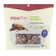 ThinkThin, Protein Nut Bites, Dark Chocolate, 3.8 oz (108 g)
