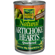 3 PACK of Native Forest Quartered Artichoke Hearts -- 14 oz
