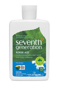 3 PACK of Seventh Generation Rinse Aid Free and Clear -- 8 fl oz