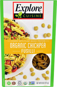 3 PACK of Explore Cuisine Organic Chickpea Fusilli -- 8 oz