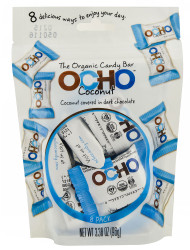 3 PACK of OCHO Organic Candy Bar Coconut -- 3.52 oz