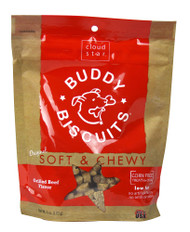 Cloud Star, Soft and Chewy Buddy Biscuits Dog Treats,  Beef - 6 oz