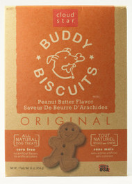3 PACK of Cloud Star Buddy Biscuits Dog Treats Peanut Butter -- 16 oz