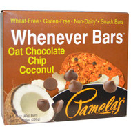 Pamelas Products, Whenever Bars, Oat Chocolate Chip Coconut, 5 Bars, 1.41 oz (40 g) Each (Discontinued Item)