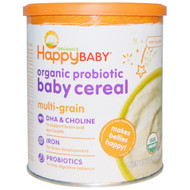 Nurture Inc. (Happy Baby), Organic Probiotic Baby Cereal, Multi-Grain, 7 oz (198 g)