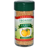 3 PACK of Frontier Natural Products, Organic Lemon Peel, Granules, 1.70 oz (47 g)