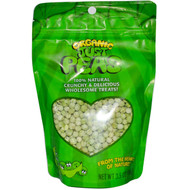 3 PACK of Karens Naturals, Organic Just Peas, 3 oz (84 g)