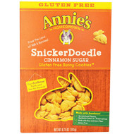 3 PACK of Annies Homegrown, Gluten Free Bunny Cookies, SnickerDoodle, Cinnamon Sugar, 6.75 oz (191 g)