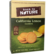 3 PACK of Back To Nature Cookies California Lemon -- 9 oz