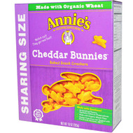 Annies Homegrown, Cheddar Bunnies, Baked Snack Crackers, 10 oz (283 g) (5 PACK)