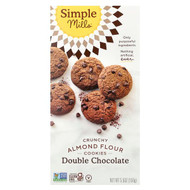 <img alt="Simple Mills, Crunchy Almond Flour Cookies, Double Chocolate, 5.5 oz (156 g)" title="Simple Mills, Crunchy Almond Flour Cookies, Double Chocolate, 5.5 oz (156 g),856069005223"