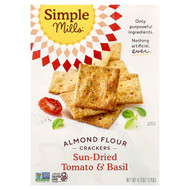 <img alt="Simple Mills, Almond Flour Crackers, Sun-Dried Tomato & Basil, 4.25 oz (120 g)" title="Simple Mills, Almond Flour Crackers, Sun-Dried Tomato & Basil, 4.25 oz (120 g),856069005148"