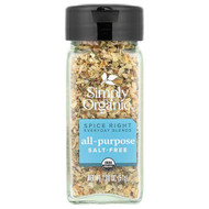 <img alt="Simply Organic, Spice Right Everyday Blends, All-Purpose Salt-Free, 1.80 oz (51 g)" title="Simply Organic, Spice Right Everyday Blends, All-Purpose Salt-Free, 1.80 oz (51 g),089836157454"