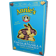 3 PACK of Annies Homegrown Gluten Free Bunny Cookies Cocoa & Vanilla -- 7.5 oz