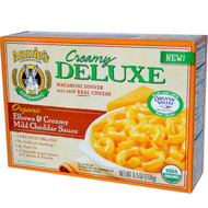 Annies Homegrown, Creamy Deluxe Cheddar, Macaroni & Cheese Sauce, 9.5 oz (269 g)