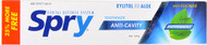 3 PACK of Xlear Spry Anti-Cavity Toothpaste Xylitol and Aloe wth Fluoride Peppermint -- 5 oz