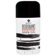 3 PACK of Alaffia Deodorant with Activated Charcoal & Reishi Refreshing Coconut -- 2.65 oz