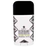 3 PACK of Alaffia Deodorant with Activated Charcoal & Reishi Coconut Vetiver -- 2.65 oz