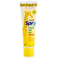 3 PACK of Xlear, Kids Spry Tooth Gel, with Xylitol, Strawberry Banana, 2.0 fl oz (60 ml)