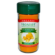 3 PACK of Frontier Co-Op Organic Turmeric Root Ground -- 1.41 oz