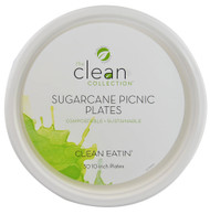 Vitaco, - The Clean Collection Compostable Sugarcane Picnic Plates 10 inch - 30 Pieces