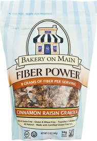 Bakery On Main, Fiber Power Granola Gluten Free,  Cinnamon Raisin - 12 oz