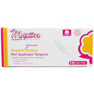 Maxim Hygiene Products, Maxim Organic Cotton Non Applicator Tampons, Super Plus, 16 Tampons